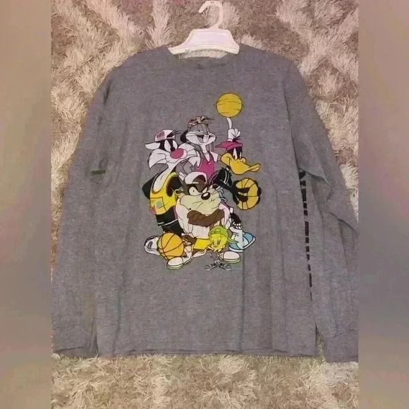 90s Looney Tunes & Warner Bros. Honduras Long Sleeve Shirt size L - Picture 3 of 3